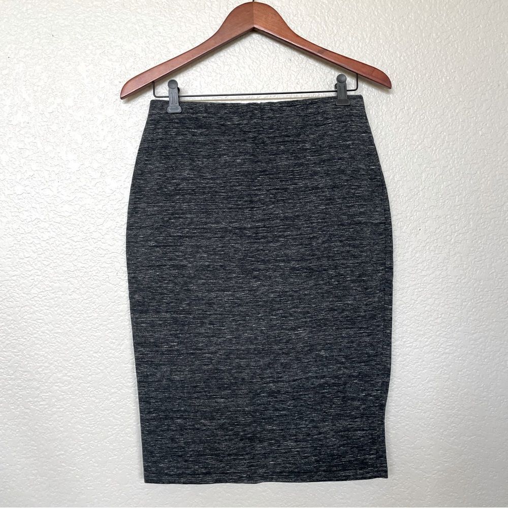 Philosophy Heather Gray Stretch Pencil Skirt S